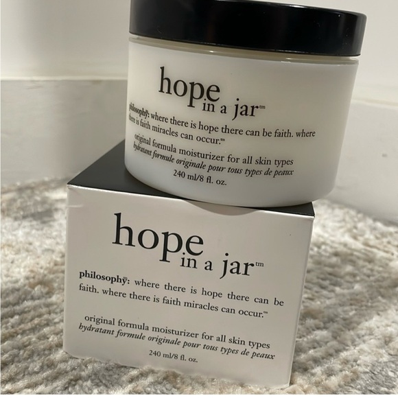 Philosophy Hope in A Jar Moisturizer For All Skin Types, New in Box Large 8 oz. - Picture 1 of 7